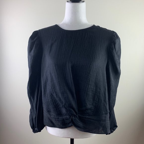Club Monaco Puff Sleeve Blouse - Picture 1 of 12